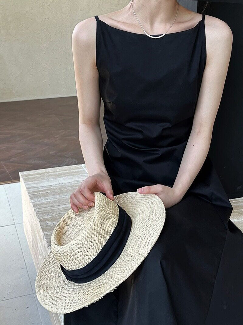 オフショルダー キャミロングワンピ（小柄向け）